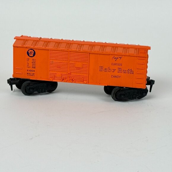Lionel X-1004 Baby Ruth Candy Boxcar Vintage Model Train Orange PRR Collectible - Picture 1 of 8
